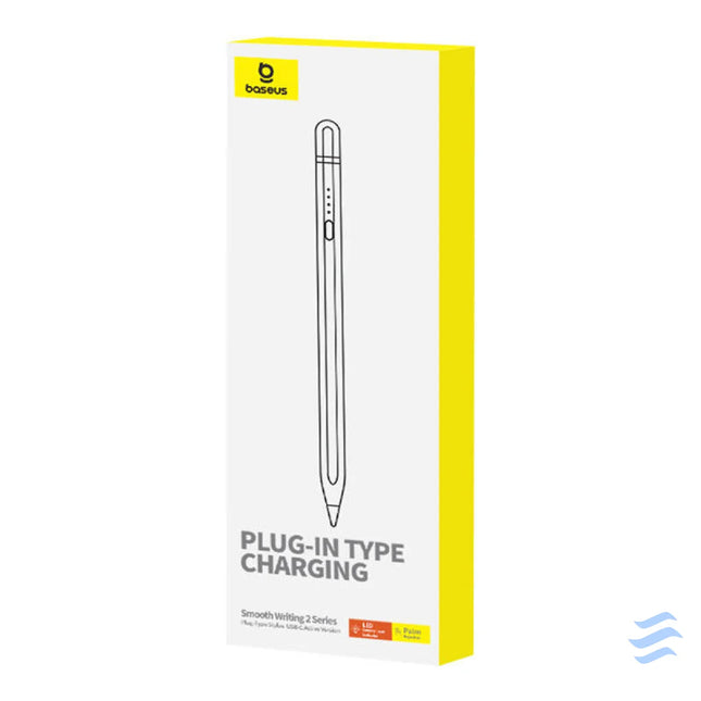 Active stylus Baseus Smooth Writing Series with plug in charging USB C (White) Tablet styluses