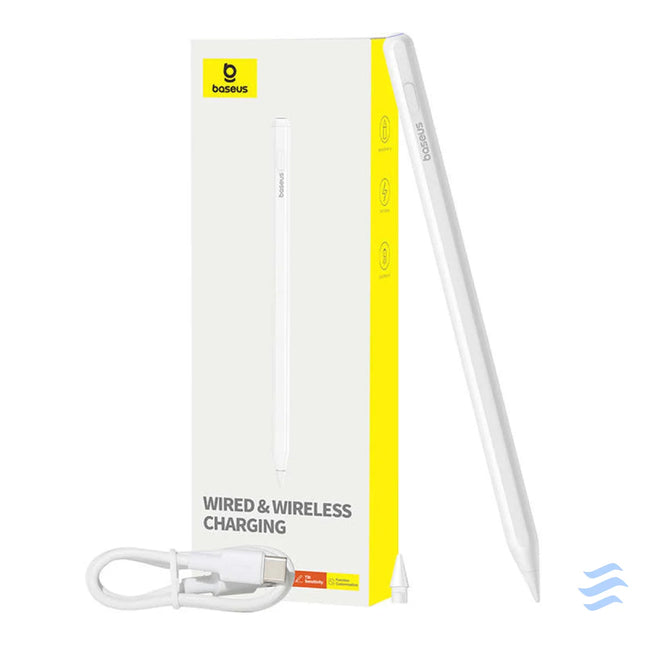 Active stylus Baseus Smooth Writing Series with wireless and cabled charging (White) Tablet styluses