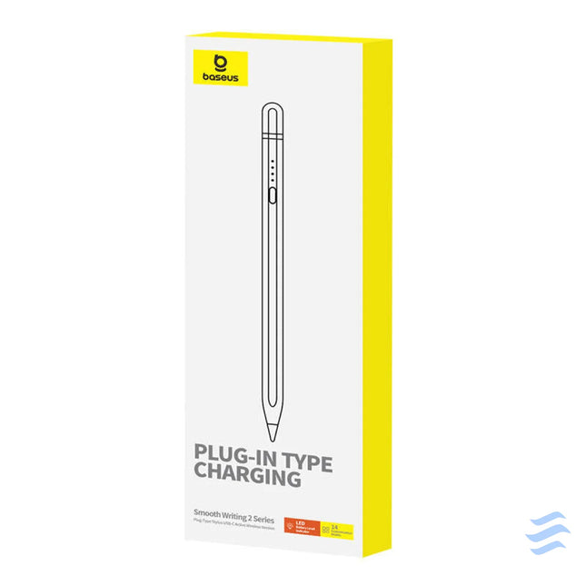 Active stylus Baseus Smooth Writing Series with wireless charging USB C (White) Tablet styluses