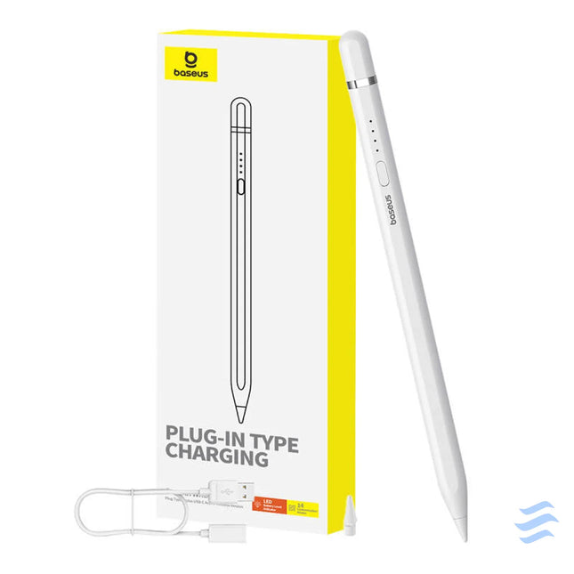 Active stylus Baseus Smooth Writing Series with wireless charging USB C (White) Tablet styluses