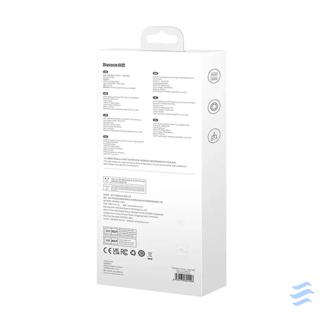 Adapter 4w1 Baseus Hub USB C na 4xUSB 3.0 (Dark Grey) Hubs