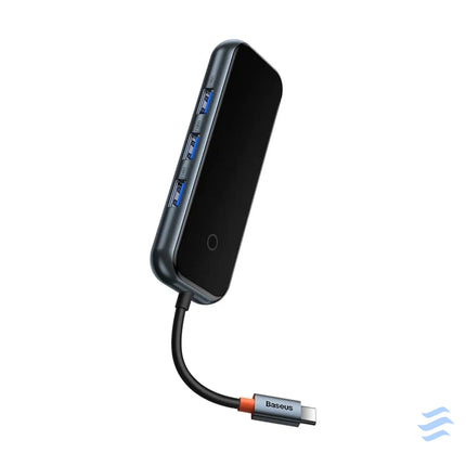 Adapter 4w1 Baseus Hub USB C na 4xUSB 3.0 (Dark Grey) Hubs