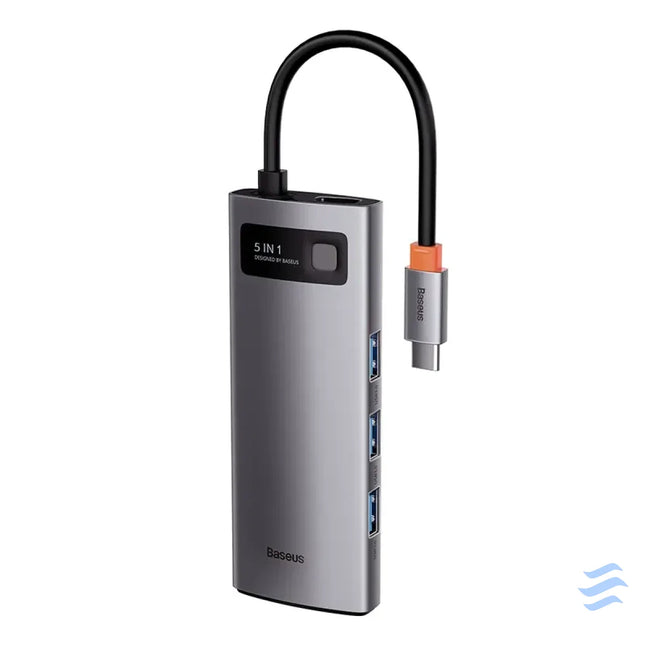 Adapter 5in1 Baseus Hub USB C to 3x USB 3.0 + HDMI + USB C PD Hubs