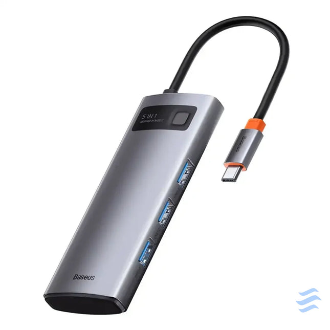 Adapter 5in1 Baseus Hub USB C to 3x USB 3.0 + HDMI + USB C PD Hubs