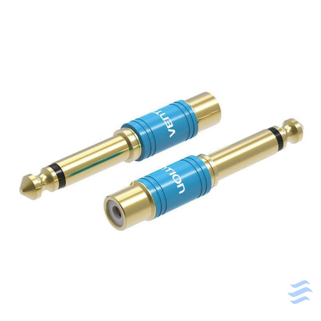 Adapter Audio 6.35mm male to RCA female Vention VDD C03 blue Audio adapters