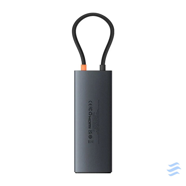 Adapter Hub 10in1 Baseus USB C 2xHDMI 3xUSB A USB C RJ45 SD/TF PD (black) Hubs