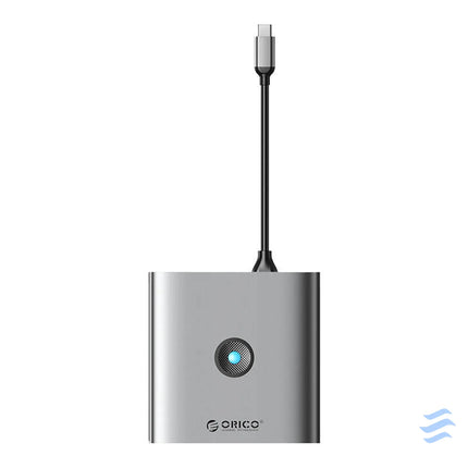 Adapter Hub 8w1 Orico HDMI 4K + 3x USB A 3.0 USB C 100W PD + SD/TF Hubs