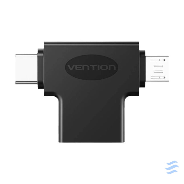 Adapter OTG USB 3.0 to USB C and Micro USB Vention CDIB0 Adapters connectors and converters