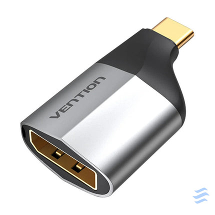 Adapter USB C male to DisplayPort female Vention TCCH0 4K 60Hz (black) Adapters connectors and converters