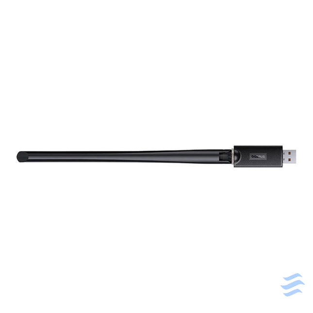 Adapter WiFi with antenna Baseus FastJoy 650Mbps (czarny) Adapters connectors and converters