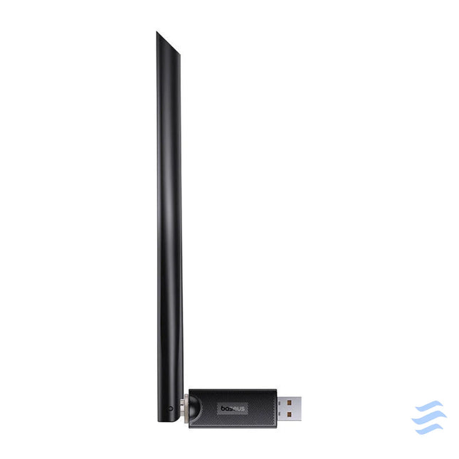 Adapter WiFi with antenna Baseus FastJoy 650Mbps (czarny) Adapters connectors and converters