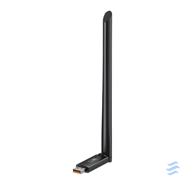 Adapter WiFi with antenna Baseus FastJoy 650Mbps (czarny) Adapters connectors and converters