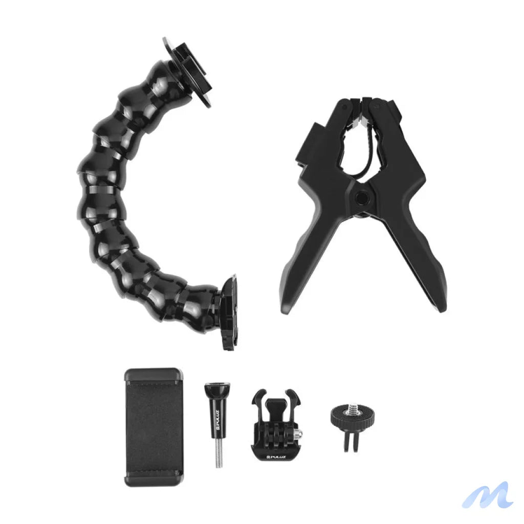 Adjustable mount for sporotome cameras Puluz with clamp