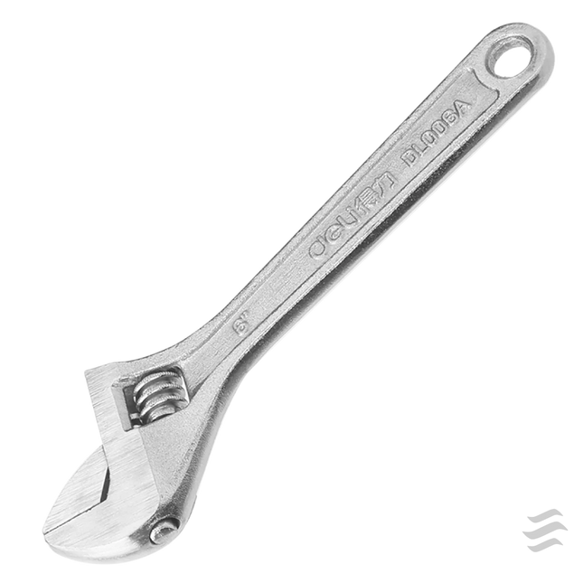 Adjustable Spanner 6’’ Deli Tools EDL006A (silver) Wrenches