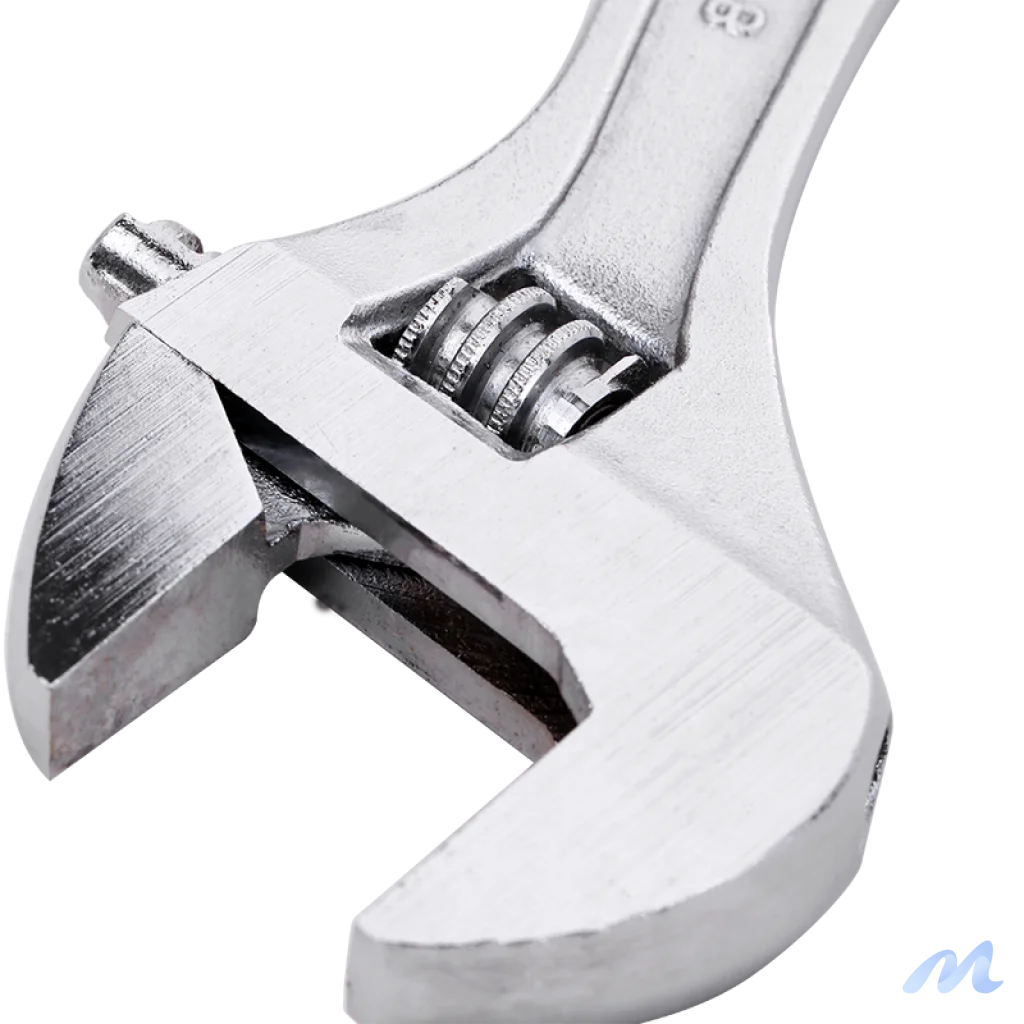 Adjustable Spanner 8" Deli Tools EDL008A (silver)