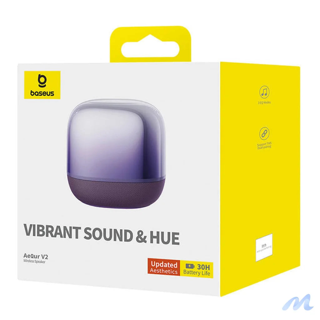 AeQur V2 Wireless Speaker  Baseus  (Purple)
