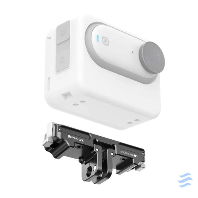 Aluminium quick release base mount PULUZ for Insta360 GO 3 Straps mounts and holders