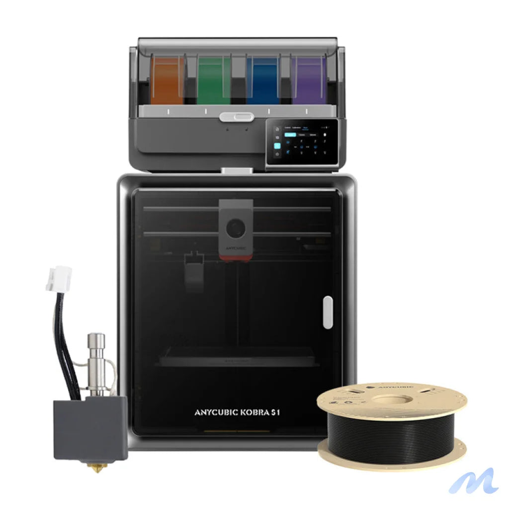 Anycubic Kobra S1 Combo 3D Printer + Hotend + Filament free