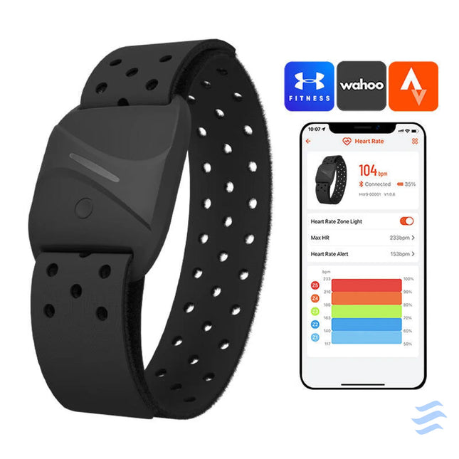 Armband Heart Rate Monitor Coospo HW807 compatibile with Strava wahooo mapmyfitness etc. Sensors