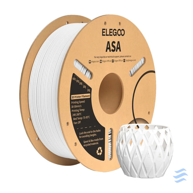 ASA ELEGOO Filament (White) Filaments