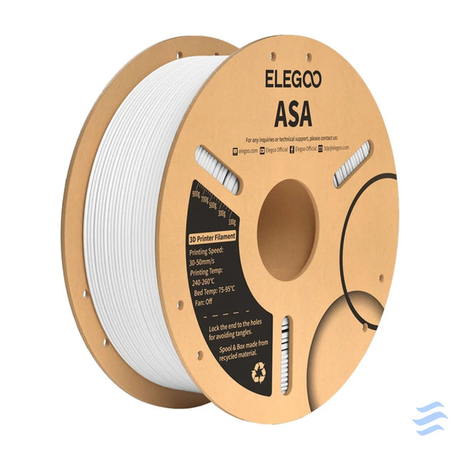 ASA ELEGOO Filament (White) Filaments