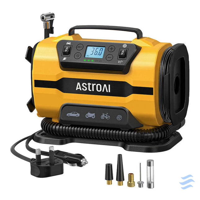 AstroAI ATJ 8366 150 PSI 12V DC/110V AC Portable Wheel Compressor Mini compressors