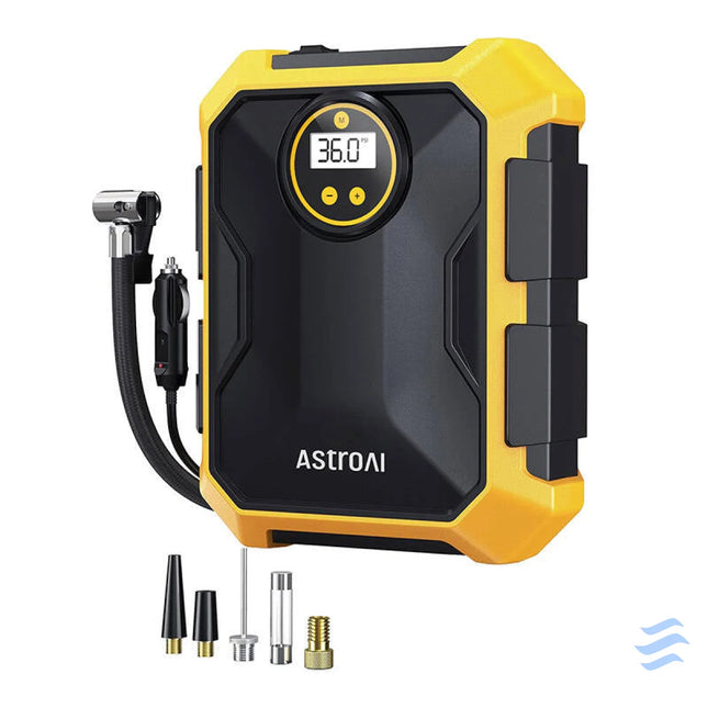 AstroAI CZK 3674 12V DC 100PSI Air Compressor (Yellow) Mini compressors