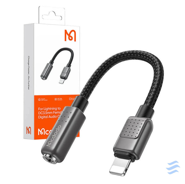 Audio Adapter Mcdodo CA 5010 Lightning to Mini Jack 3.5mm 0.11m Audio adapters