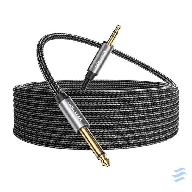 Audio cable mini jack 3.5mm male to jack 6.35mm male Vention BCYHH 2m Audio cables