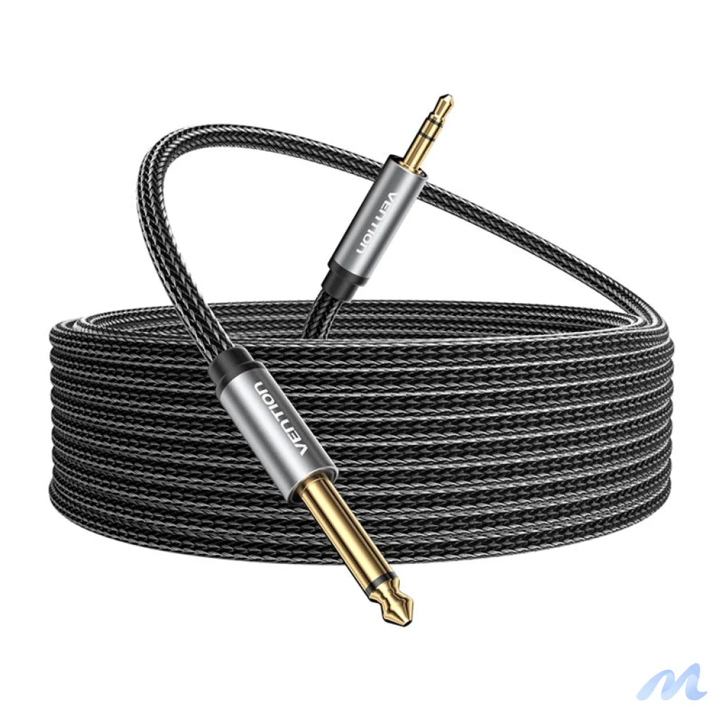 Audio cable mini jack 3.5mm male to jack 6.35mm male Vention BCYHI 3m
