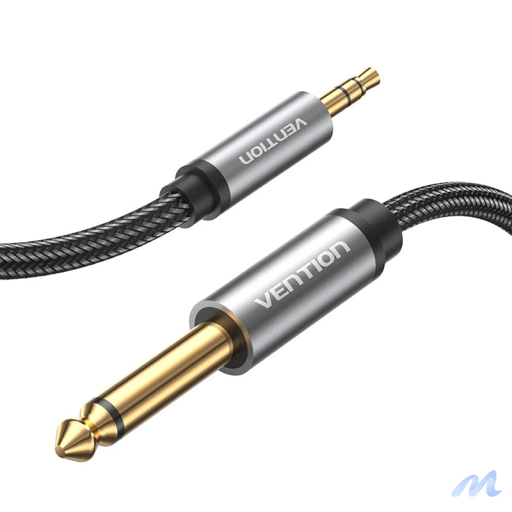 Audio cable mini jack 3.5mm male to jack 6.35mm male Vention BCYHJ 5m