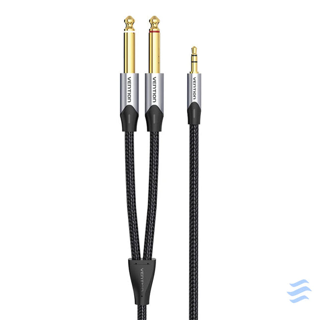 Audio cable mini jack 3.5mm to 2x jack 6.35mm male Vention BARHL 10m Audio cables
