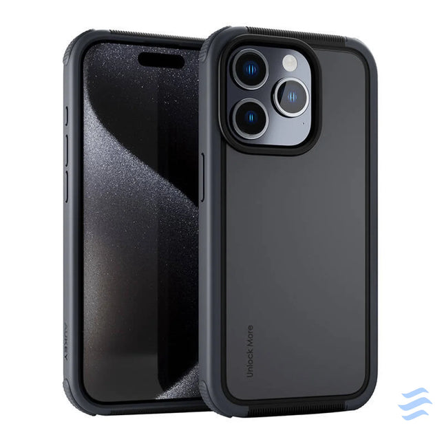 Aukey PC UG10C case for iPhone 15 Pro (dark gray) Protective cases for smartphones