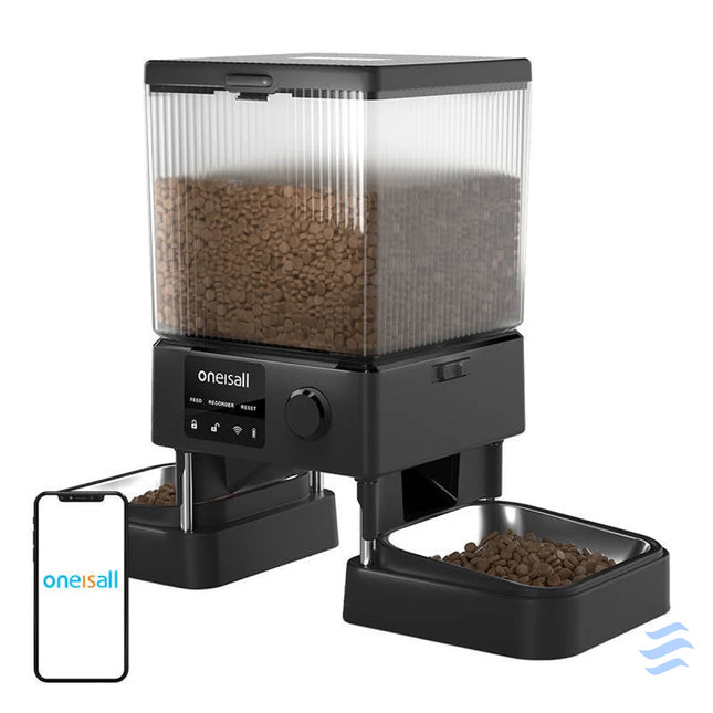 Automatic double pet feeder WiFi Oneisall Bowls
