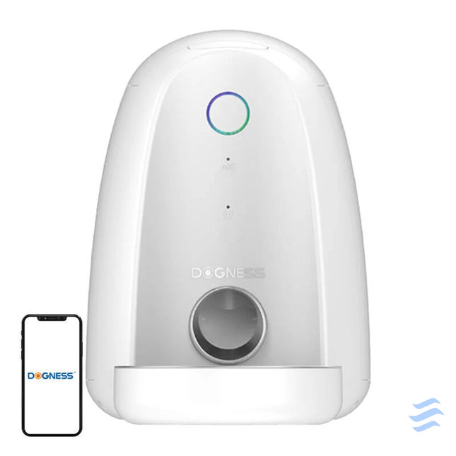 Automatic Pet Feeder with metal bowl WIFI mini Dogness (white) Bowls