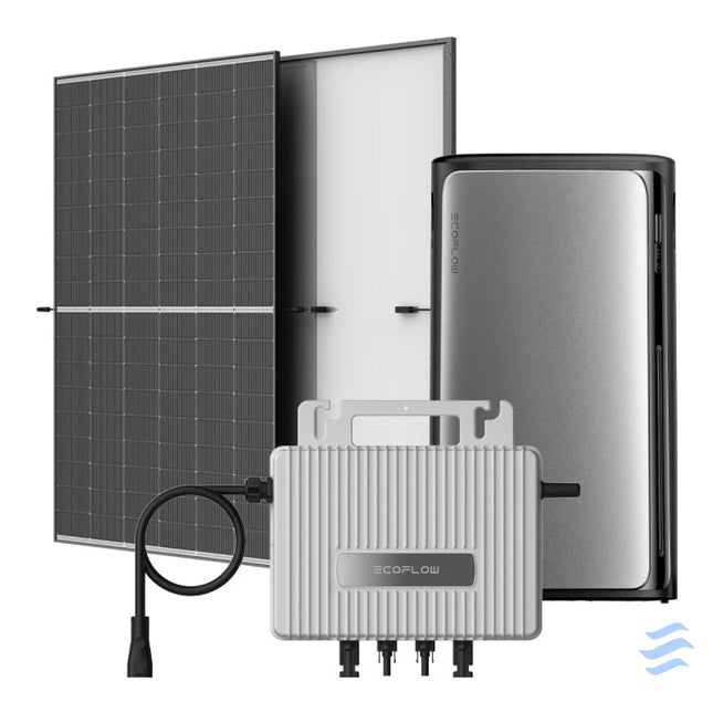 Balcony photovoltaic with energy storage 1.92kWh EcoFlow STREAM AC Pro 1020W. Balcony systems