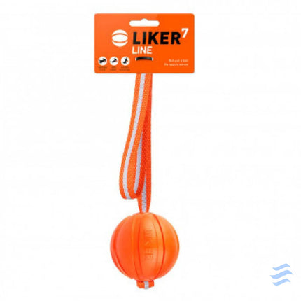 Ball on a rope for puppies and small dogs Liker Line 7 Waudog Toys