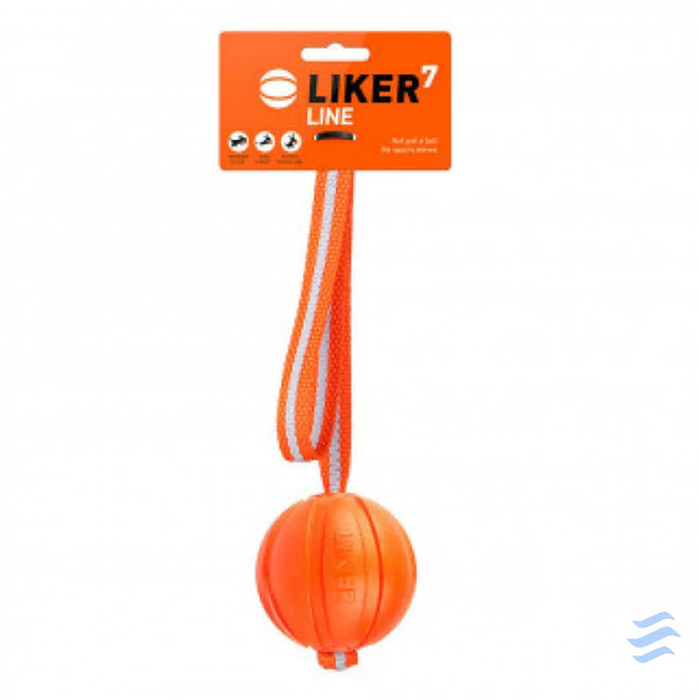 Ball on a rope for puppies and small dogs Liker Line 7 Waudog Toys