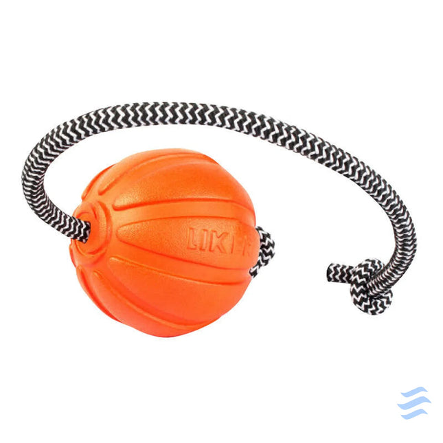 Ball on a rope for small and medium dogs Liker Cord 7 Waudog Toys