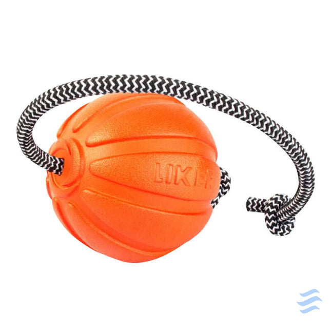 Ball on a rope for small and medium dogs Liker Cord 7 Waudog Toys