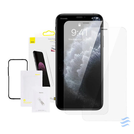 Baseus 0.3mm Full glass Tempered Glass Film(2pcs pack) for iPhone XS Max/11 Pro Max 6.5inch For smartphones
