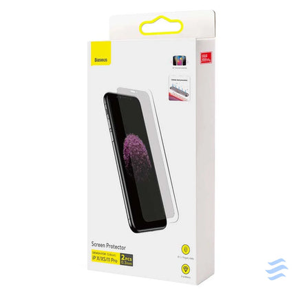 Baseus 0.3mm Screen Protector (2pcs pack) for iPhone X/XS/11 Pro 5.8inch For smartphones