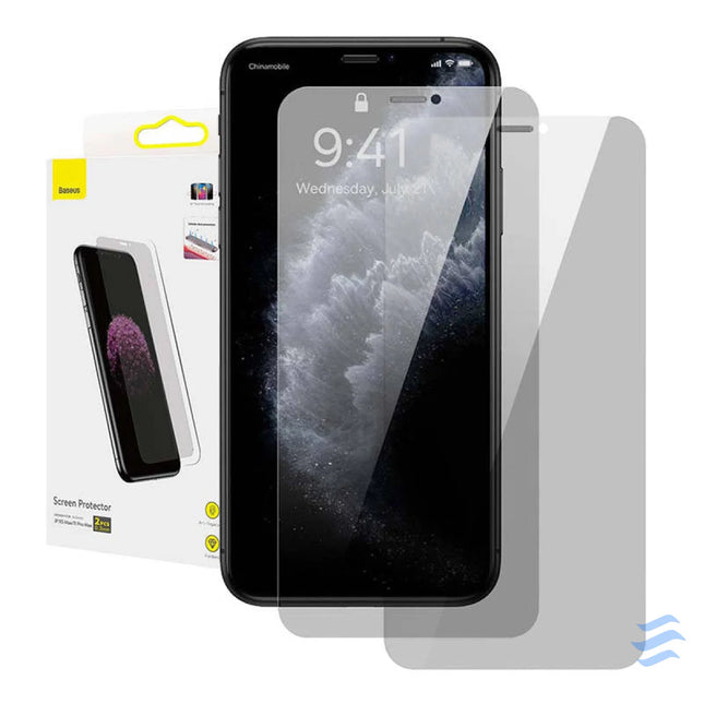 Baseus 0.3mm Screen Protector (2pcs pack) for iPhone XS Max/11 Pro Max 6.5inch For smartphones