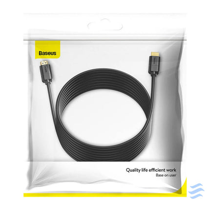 Baseus 2x HDMI 2.0 4K 30Hz Cable 3D HDR 18Gbps 8m (black) Video cables
