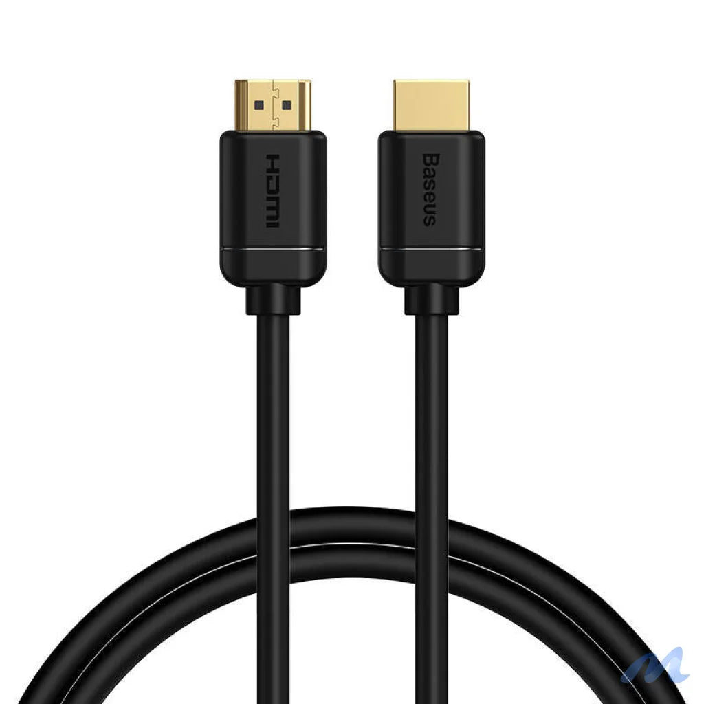 Baseus 2x HDMI 2.0 4K 60Hz Cable, 3D, HDR, 18Gbps, 1m (black)