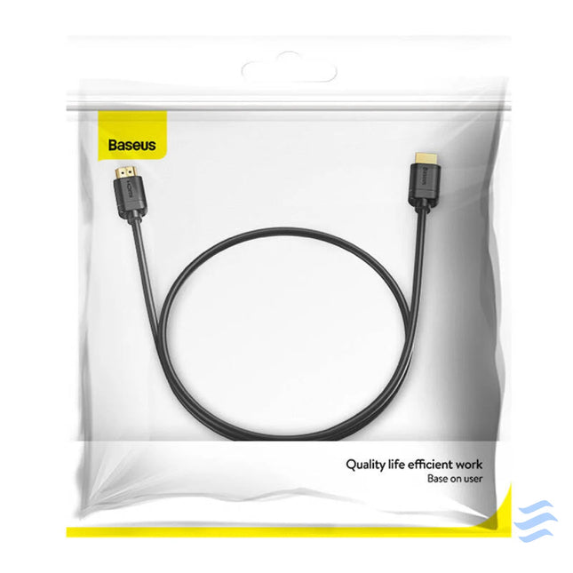 Baseus 2x HDMI 2.0 4K 60Hz Cable 3D HDR 18Gbps 1m (black) Video cables