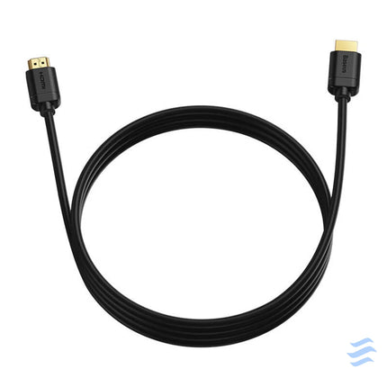 Baseus 2x HDMI 2.0 4K 60Hz Cable 3D HDR 18Gbps 1m (black) Video cables