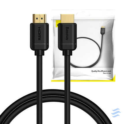 Baseus 2x HDMI 2.0 4K 60Hz Cable 3D HDR 18Gbps 1m (black) Video cables