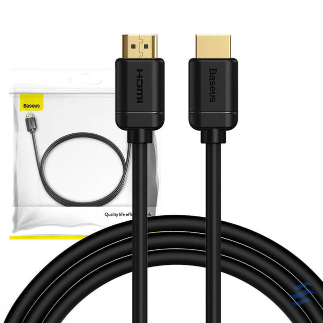 Baseus 2x HDMI 2.0 4K 60Hz Cable 3D HDR 18Gbps 2m (black) Video cables