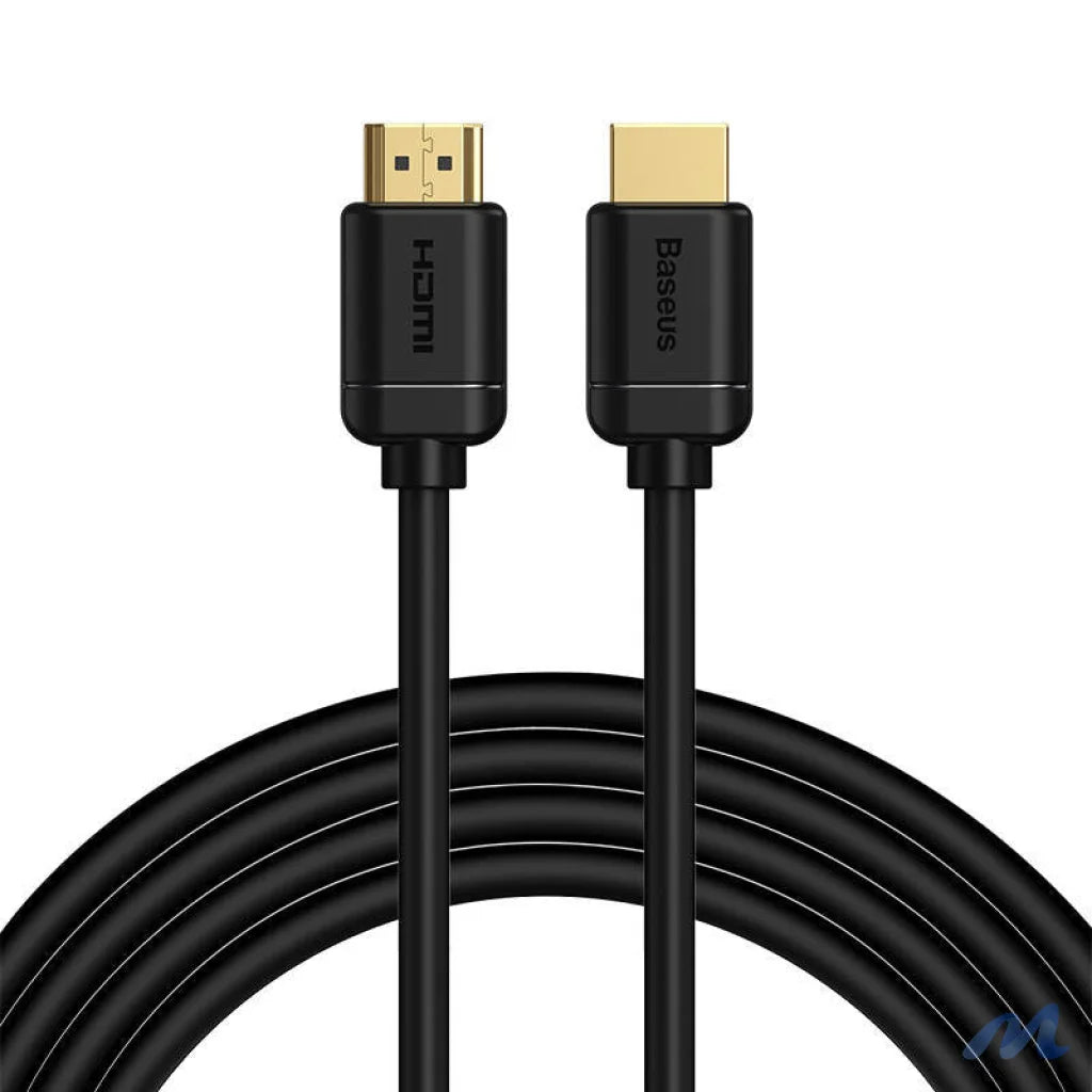 Baseus 2x HDMI 2.0 4K 60Hz Cable, 3D, HDR, 18Gbps, 3m (black)